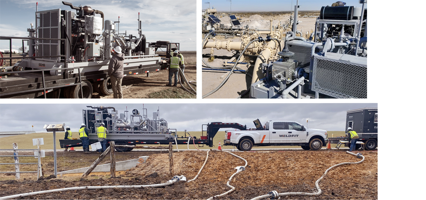 ReCAP XR900 units on pipeline depressurization jobs