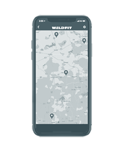 OnSite remote app screenshot as seen on an iPhone, with pin drops indicating the available pig launcher and receiver locations