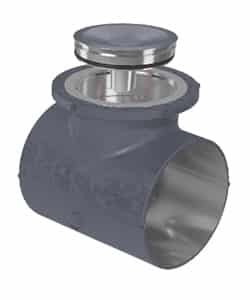 Pipeline Fitting for Line Stop application with plug