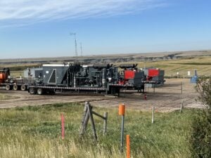 WeldFit ReCAP recompression unit deployed on a Canadian pipeline job site